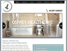Tablet Screenshot of ospreyhealthcare.com